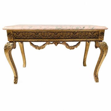 Salontafel - Hout, Marmer