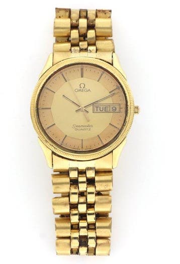 Omega - Seamaster Quartz Day-Date (Vintage). - Zonder, Bijoux, Sacs & Beauté