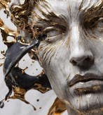 Kleury.art - [XL Canvas] The Liquid Crown” by Kleury.art