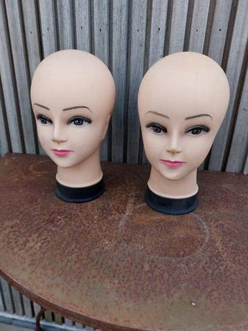 Ornement décoratif (2) - Europe - Tête de mannequin, Antiquités & Art