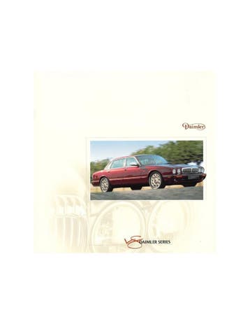 1999 DAIMLER SUPER V8 BROCHURE NEDERLANDS, Ophalen of Verzenden, Nieuw