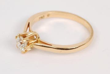 Bague - 18 carats Or rose - 0.50ct. tw. Diamant (Naturelle), Nieuw