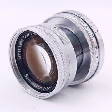Leica Summicron f=5cm 1:2 Cleaned inside the lens in April