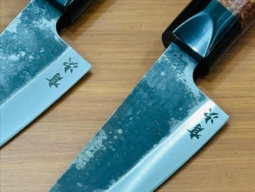 Keukenmes - Kiritsuke - Ambachtelijke Kiritsuke-messenset