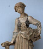 Giuseppe Armani - Figuur - Lavanderina con Oca - Keramiek, Antiek en Kunst