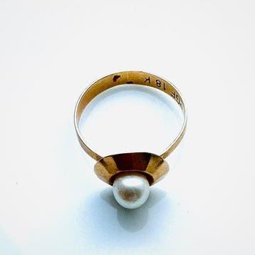 Zonder minimumprijs - Ring - 18 karaat Geel goud, Nieuw