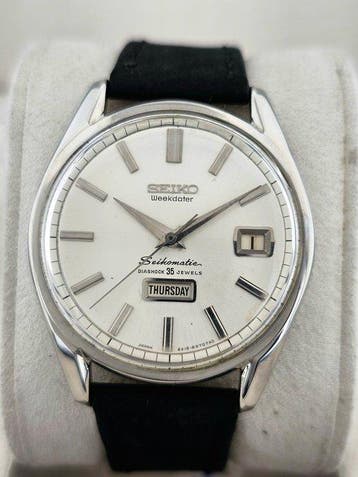 Seiko - Seikomatic Weekdater 35 Jewels - Zonder minimumprijs