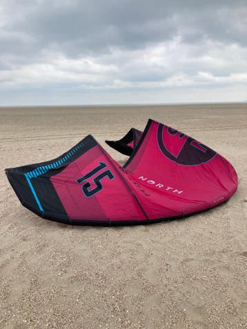 2025 North Reach Kite 15m, Watersport en Boten, Kitesurfen, Gebruikt, 15 m², Kite