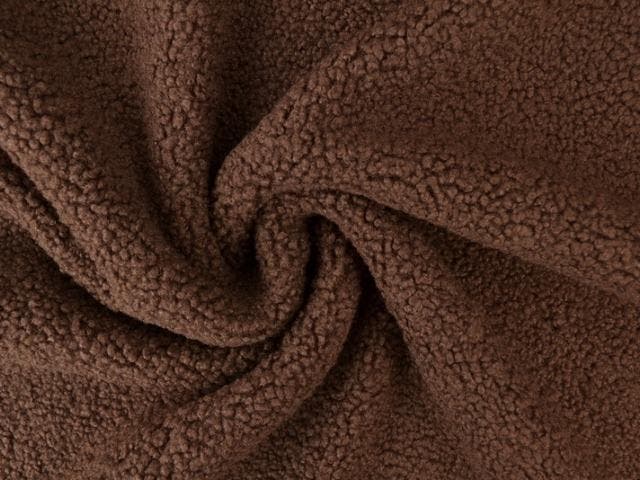 10 meter teddy bont - bruin - Bouclé stoffen, Hobby & Loisirs créatifs, Tissus & Chiffons, Envoi