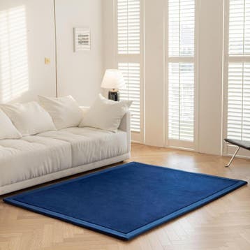 Kruiptapijt 200x300cm Donkerblauw | Retour deal | 59% kor..., Verzenden, Gebruikt