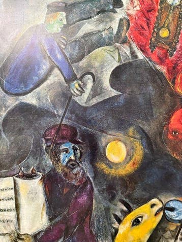 Marc Chagall (1887-1985) - La chute de lange