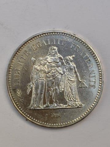 Frankrijk. Ve République. 50 Francs 1977 (Zonder