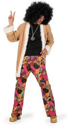 Hippie Kostuum Lang, Kleding | Heren, Verzenden, Nieuw