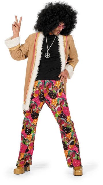 Hippie Kostuum Lang, Kleding | Heren, Verzenden, Nieuw