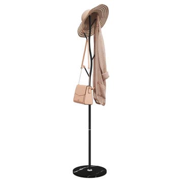 vidaXL Kapstok 177 cm gepoedercoat ijzer zwart, Verzenden