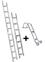 Altrex dakladderset met nokhaak 5m, Doe-het-zelf en Bouw, Ophalen of Verzenden, Nieuw, Ladder, 4 meter of meer