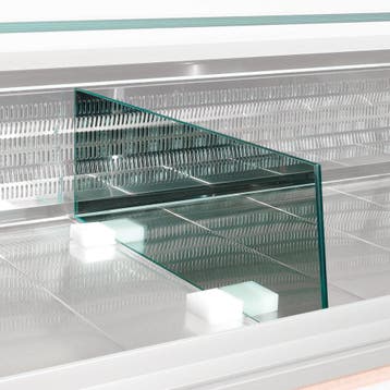Displayscheiding | Diamond Toonbanken SAIGON | Glas | 870mm, Zakelijke goederen, Verzenden, Nieuw in verpakking
