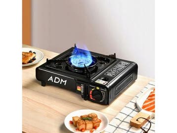 Veiling - Draagbaar gasfornuis in koffer, Tuin en Terras, Gasbarbecues, Nieuw