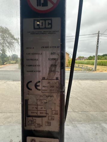 LCM1583 - LOC J14 FR, Jusqu'à 1 000 kg, Électrique, Autres types, LOC