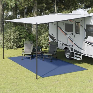 vidaXL Tenttapijt 4,5x2,5 m blauw, Verzenden