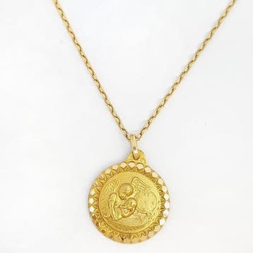 2-delige sieradenset - 18 karaat Geel goud, Handtassen en Accessoires