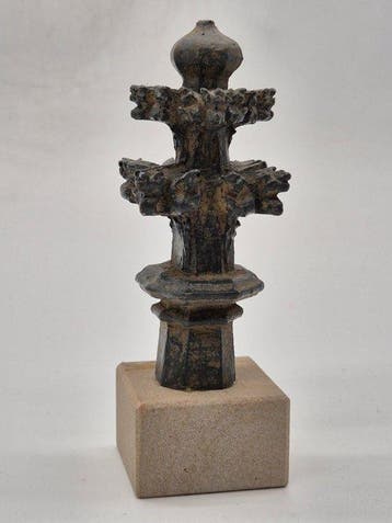 sculptuur, Miniatur-Kreuzblume des Kölner Doms – Bronze/Guss, Antiek en Kunst