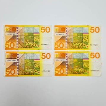Nederland. - 4 x 50 Gulden - 1982 - PL83 (Zonder