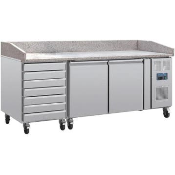Pizzawerkbank | U-SERIE | 428L | 2 Deuren + 7 Deegladen, Zakelijke goederen, Verzenden, Nieuw in verpakking
