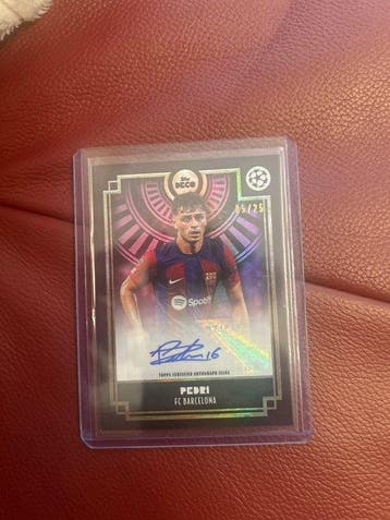 TOPPS - FC Barcelona - Pédri - (05/25) Parallel Autographed, Nieuw