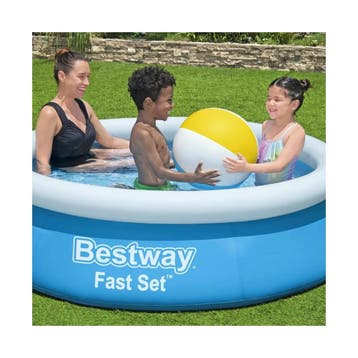 Bestway Fast Set opbouwzwembad zonder pomp, Ø 183 x 51 cm.., Ophalen of Verzenden, Nieuw