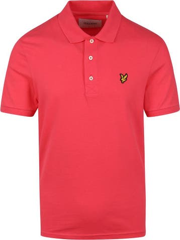 Lyle and Scott Roze Polo maat Maat 46 (S) of kleiner Heren, Verzenden