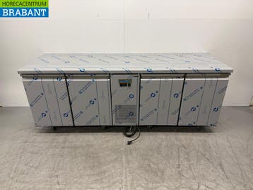 RVS Polar Verrijdbare Vrieswerkbank 4 Deuren 227,5 cm 230V, Ophalen of Verzenden, Nieuw in verpakking