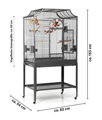 Montana Madeira II Antiek of Platinum - In Stock!, Dieren en Toebehoren, Ophalen of Verzenden, Nieuw, Metaal, Vogelkooi