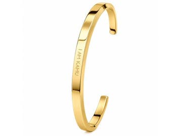 Veiling - 5x 5 stuks IAMKAMU Horizon Armband goud, Nieuw
