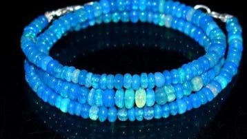 Ketting Natuurlijke opaal AAA+ Blauw- 9 g - (1)