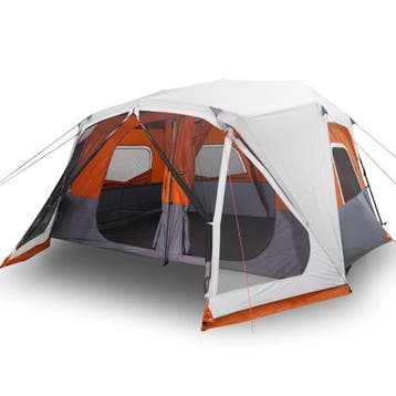 10-persoons tent met LED | OP = OP | Nu 35% goedkoper, Caravans en Kamperen, Verzenden, Zo goed als nieuw, Meer dan 6