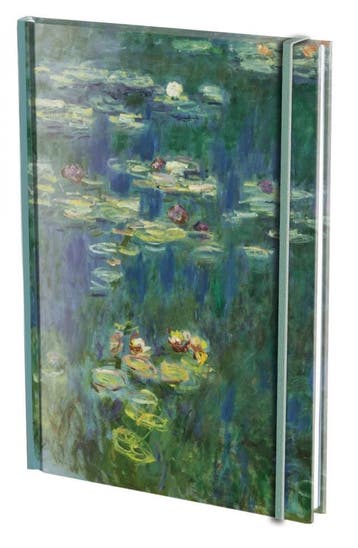 Adresboek A6: Groene weerspiegeling, Claude Monet, Ophalen of Verzenden
