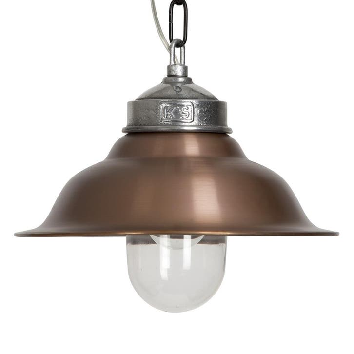 Retro  vintage Porto Fino Koper Binnenverlichting, Maison & Meubles, Lampes | Suspensions, Envoi