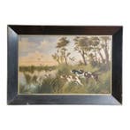 Michelangelo Meucci (1840-1909) - Scena di caccia - XL, Antiek en Kunst