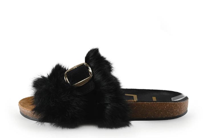 Salsa Slippers in maat 38 Zwart, Kleding | Dames, Schoenen, Zwart, Zo goed als nieuw, Slippers, Verzenden