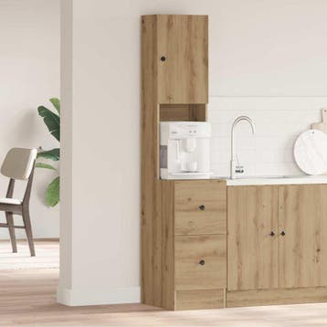 vidaXL Keukenbuffet met lade met plank Artisan Eiken 32 x 50, Maison & Meubles, Verzenden