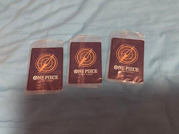 Bandai - 3 Card - One Piece - Sabo Ace Luffy Full art,, Nieuw