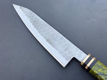 Custom Hand-Forged Premium Chefs Knife - Tafelmes - Staal,