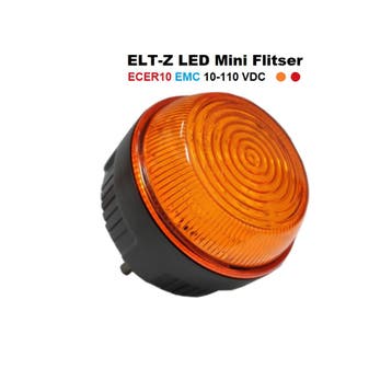 ELT-Z Led mini Flitser - Zwaailamp Oranje of Rood ECER10 EMC, Ophalen of Verzenden, Nieuw