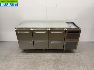 RVS Gram Koelwerkbank 6 Laden 173 cm 230V Horeca, Ophalen of Verzenden