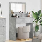 vidaXL Slaapkamer Toilet Tafels Beton Grijs 80 x 39,6 x 135, Huis en Inrichting, Verzenden, Nieuw