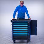 Datona Gereedschapswagen 8 lades met gatenbord, slot en, Ophalen of Verzenden