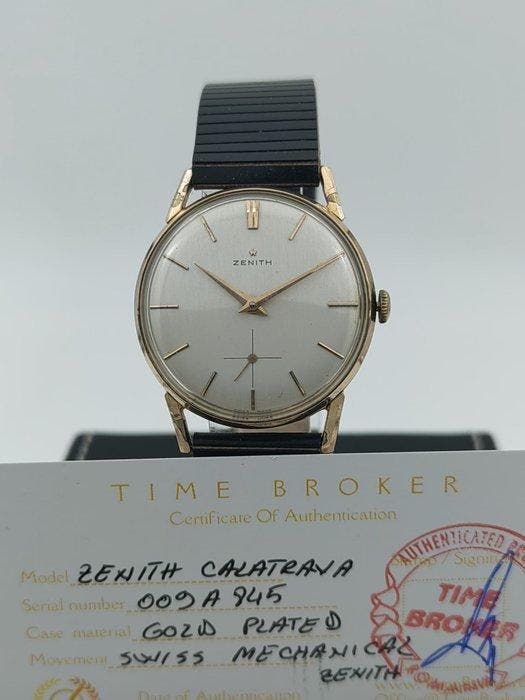 Zenith - Calatrava - Zonder minimumprijs - Heren - 1950-1959, Bijoux, Sacs & Beauté, Montres | Anciennes | Antiquités