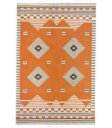 Kilim Kayseri oranje - Vloerkleed - 230 cm - 160 cm, Nieuw