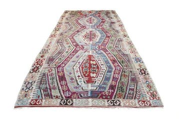 Anatolië Konya Kelim antiek van wol - Vloerkleed - 398 cm -